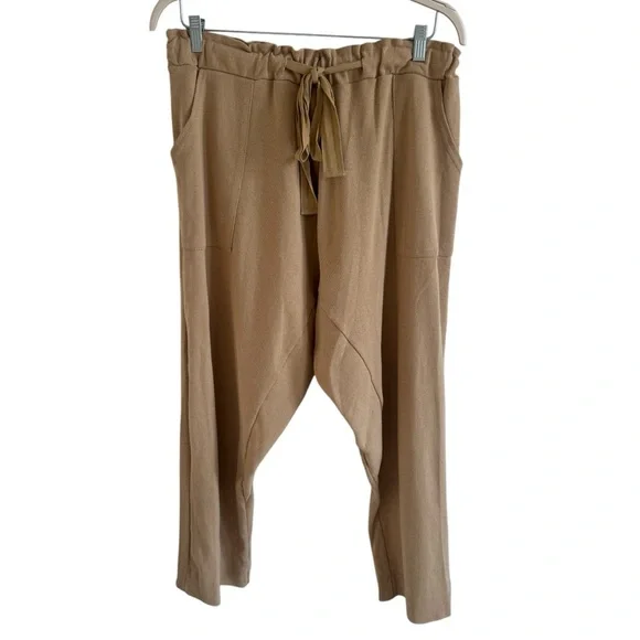 Free People Beach Monterey Pant, Tan, Size L - Picture 3 of 9